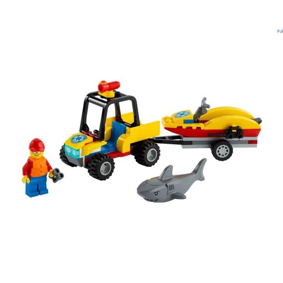 Lego City Beach Rescue ATV #60286 - Retired Out of Production - Picture 1 of 3